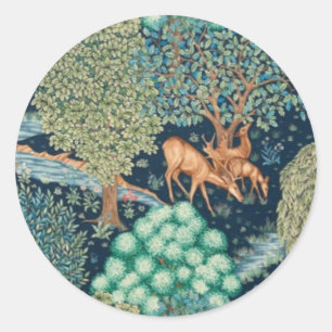 William Morris The Brook Classic Round Sticker