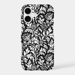 William Morris Thistle Damask, Black and White