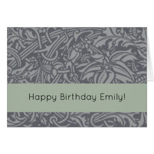 William Morris Thistle Floral Wallpaper Flower Art