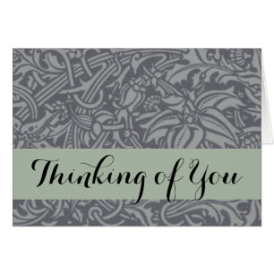 William Morris Thistle Floral Wallpaper Flower Art