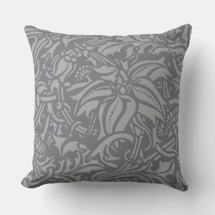 William Morris Thistle Floral Wallpaper Flower Art Cushion