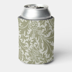 William Morris Thistle Sage Green Pattern Can Cooler