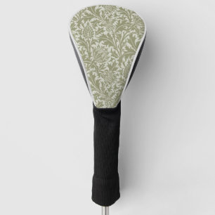 William Morris Thistle Sage Green Pattern Golf Head Cover