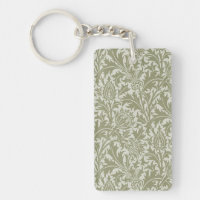 William Morris Thistle Sage Green Pattern