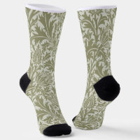 William Morris Thistle Sage Green Pattern