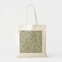 William Morris Thistle Sage Green Pattern