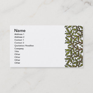 William Morris Tree Frieze Floral Wallpaper Business Card