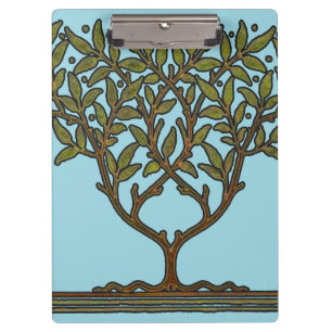 William Morris Tree Frieze Floral Wallpaper Clipboard