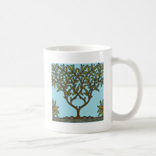 William Morris Tree Frieze Floral Wallpaper Coffee Mug