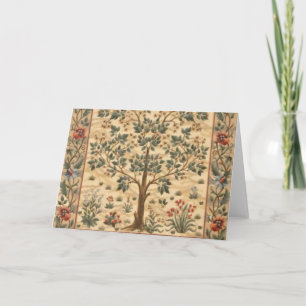 William Morris Tree Of Life Card