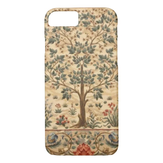 William Morris Tree Of Life Case-Mate iPhone Case (Back)