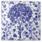William Morris Tree of Life, Cobalt Blue and White