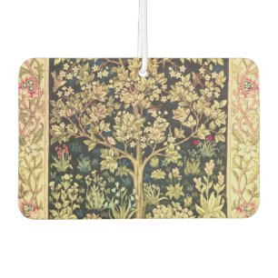 William Morris Tree Of Life Floral Vintage Art Car Air Freshener