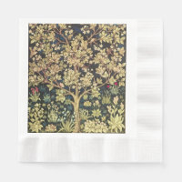 William Morris Tree Of Life Floral Vintage Art