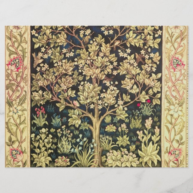William Morris Tree Of Life Flyer (Front)