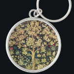William Morris Tree Of Life Key Ring<br><div class="desc">William Morris Tree Of Life Floral Vintage Art William Morris was an English textile designer, artist, writer, and socialist associated with the Pre-Raphaelite Brotherhood and British Arts and Crafts Movement. He founded a design firm in partnership with the artist Edward Burne-Jones, and the poet and artist Dante Gabriel Rossetti which...</div>