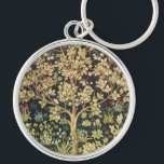 William Morris Tree Of Life Key Ring<br><div class="desc">William Morris Tree Of Life Floral Vintage Art William Morris was an English textile designer, artist, writer, and socialist associated with the Pre-Raphaelite Brotherhood and British Arts and Crafts Movement. He founded a design firm in partnership with the artist Edward Burne-Jones, and the poet and artist Dante Gabriel Rossetti which...</div>