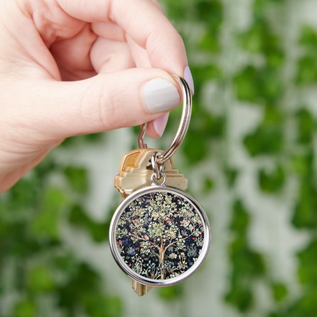 William Morris Tree of Life Keychain (Hand)