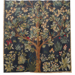 William Morris - Tree Of Life Original Shower Curtain
