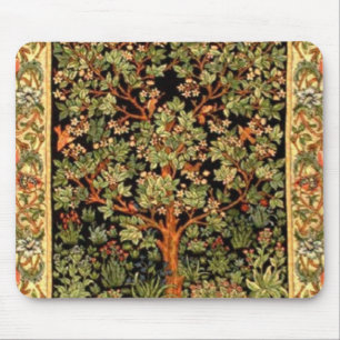 William Morris - Tree Of Life Pattern Mouse Mat