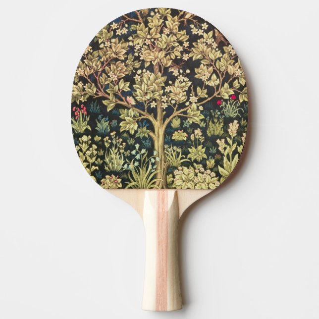 William Morris Tree Of Life Ping Pong Paddle (Front)