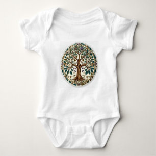 William Morris Tree Of Life Vintage Pre-Raphaelite Baby Bodysuit
