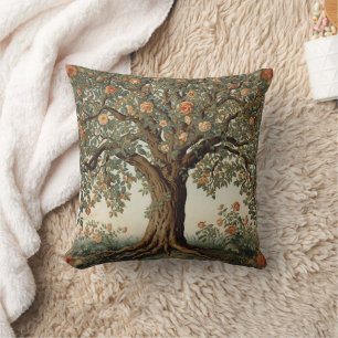 William Morris Tree Of Life Vintage Pre-Raphaelite Cushion