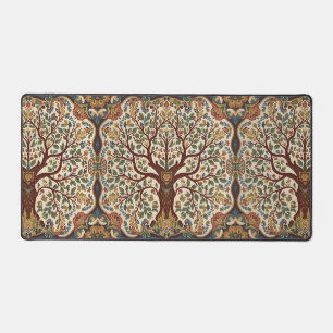 William Morris Tree Of Life Vintage Pre-Raphaelite Desk Mat