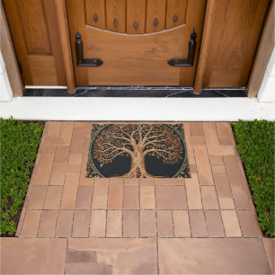William Morris Tree Of Life Vintage Pre-Raphaelite Doormat