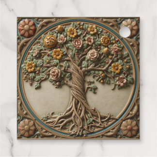 William Morris tree of life Vintage pre-raphaelite Favour Tags