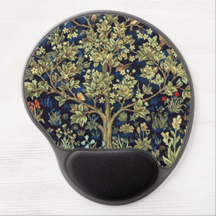 William Morris Tree Of Life Vintage Pre-Raphaelite Gel Mouse Mat