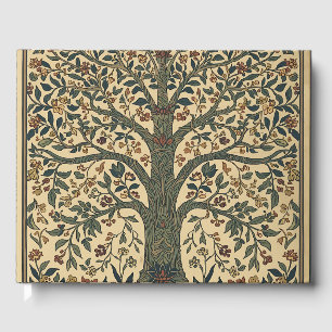 William Morris Tree Of Life Vintage Pre-Raphaelite Guest Book