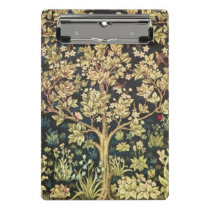 William Morris Tree Of Life Vintage Pre-Raphaelite Mini Clipboard