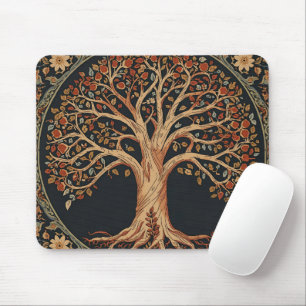 William Morris Tree Of Life Vintage Pre-Raphaelite Mouse Mat