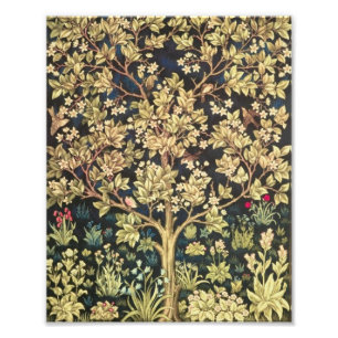 William Morris Tree Of Life Vintage Pre-Raphaelite Photo Print