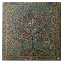 William Morris tree of life Vintage pre-raphaelite