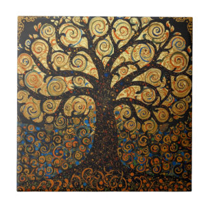 William Morris Tree Of Life Vintage Pre-Raphaelite Tile