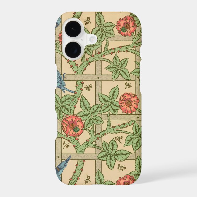 William Morris Trellis Classic Wallpaper Design  (Back)