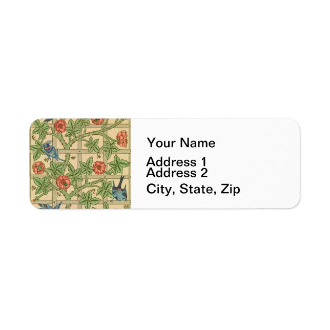 William Morris Trellis Classic Wallpaper Design  (Front)