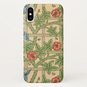William Morris Trellis Classic Wallpaper Design  iPhone X Case