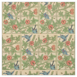 William Morris Trellis Classic Wallpaper Design  Fabric