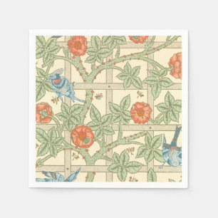William Morris Trellis Pattern Napkin