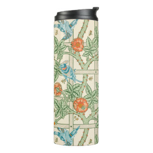 William Morris Trellis Victorian Wallpaper Thermal Tumbler
