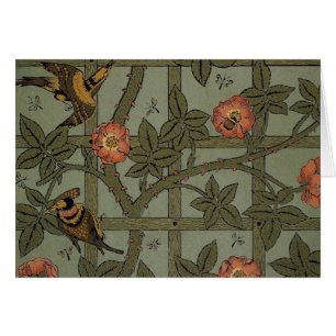 William Morris Trellis Wallpaper Art