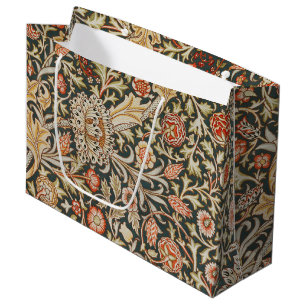 William Morris Trent Garden Flower Classic Botanic Large Gift Bag