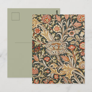 William Morris Trent Garden Flower Classic Botanic Postcard