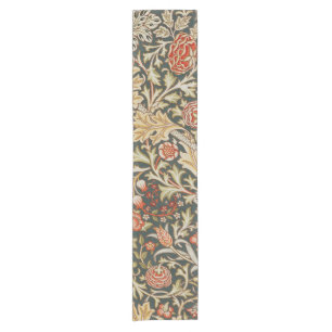 William Morris Trent Garden Flower Classic Botanic Short Table Runner