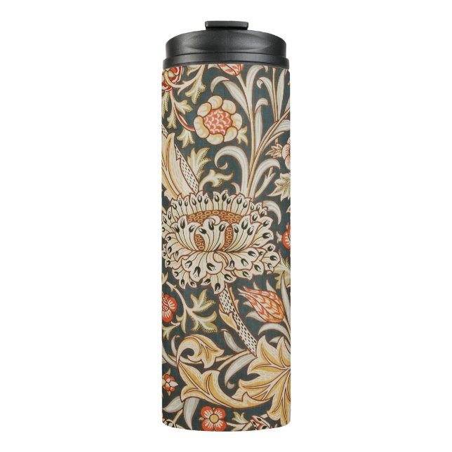 William Morris Trent Garden Flower Classic Botanic Thermal Tumbler (Front)