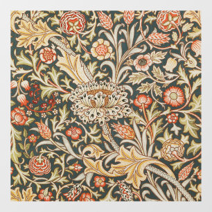 William Morris Trent Garden Flower Classic Botanic Window Cling