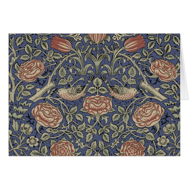 William Morris Tudor Rose Wallpaper (Front Horizontal)